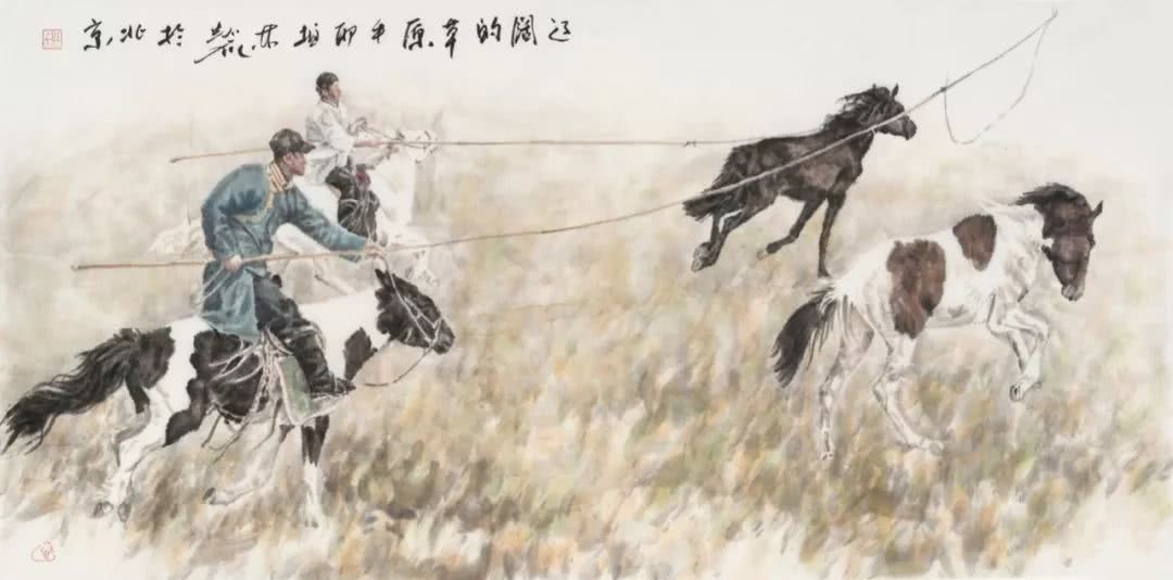 郑柏林人物画欣赏,郑柏林国画作品