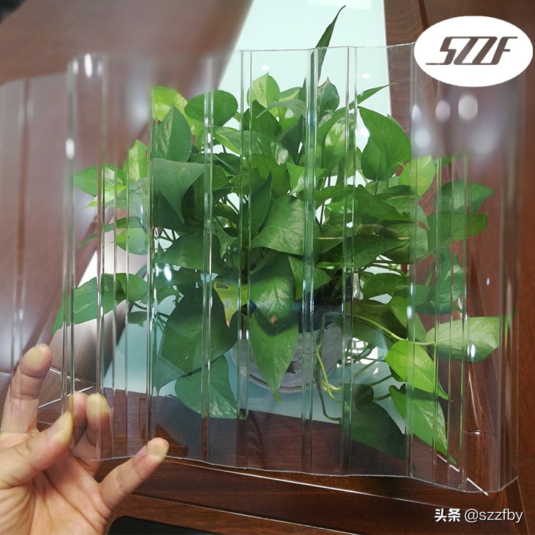 pc透明阳光瓦价格,全透明pc阳光板采光瓦