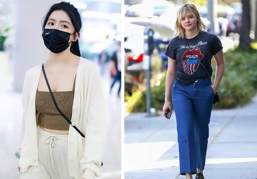 胸大和胸小穿衣服效果对比短袖,胸大和胸小穿衣对比哪个年轻