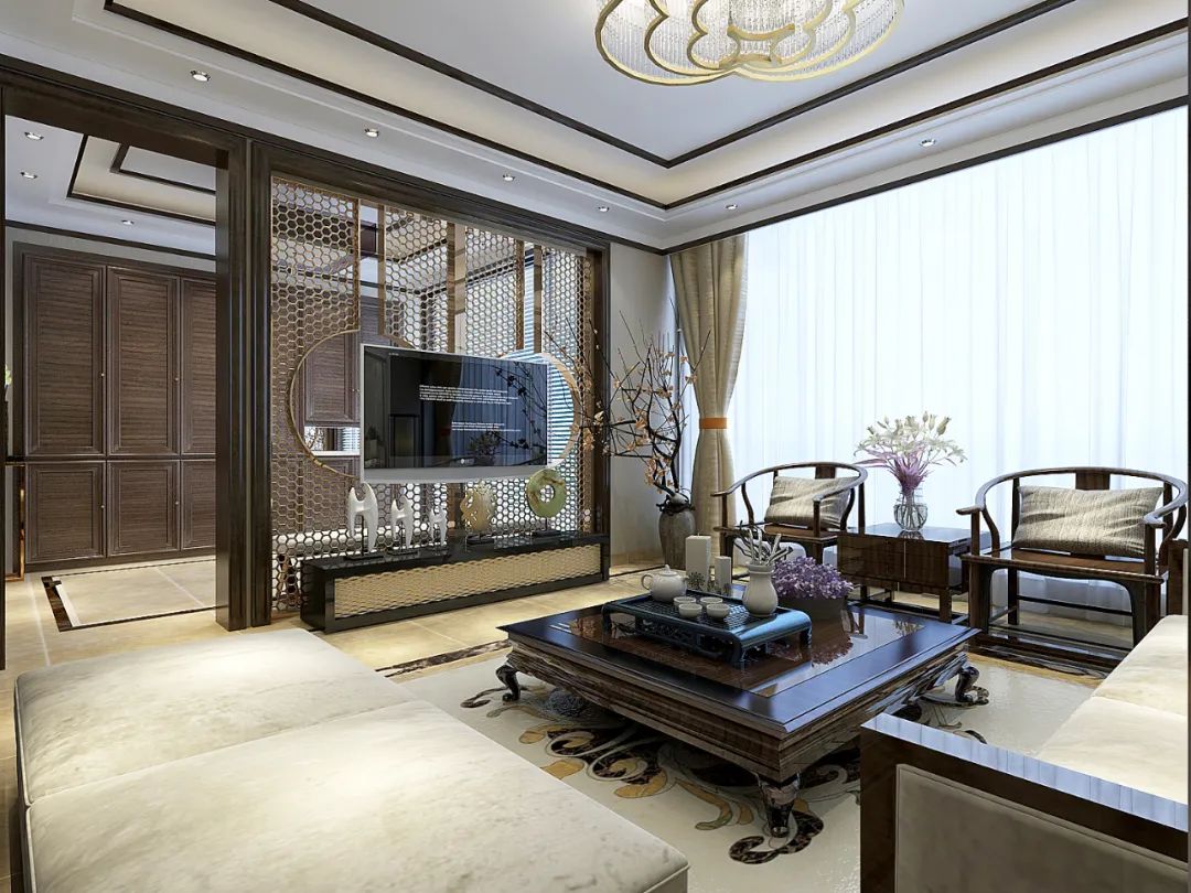 德州运河庭院,新中式庭院别墅装修设计