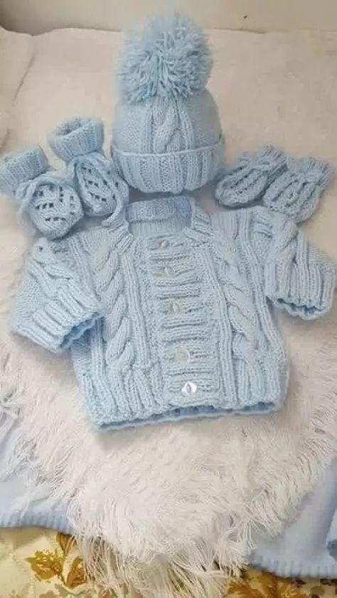 6-12岁男童粗棒针毛衣编织图解,达西妈妈0-3岁婴儿开衫毛衣图解