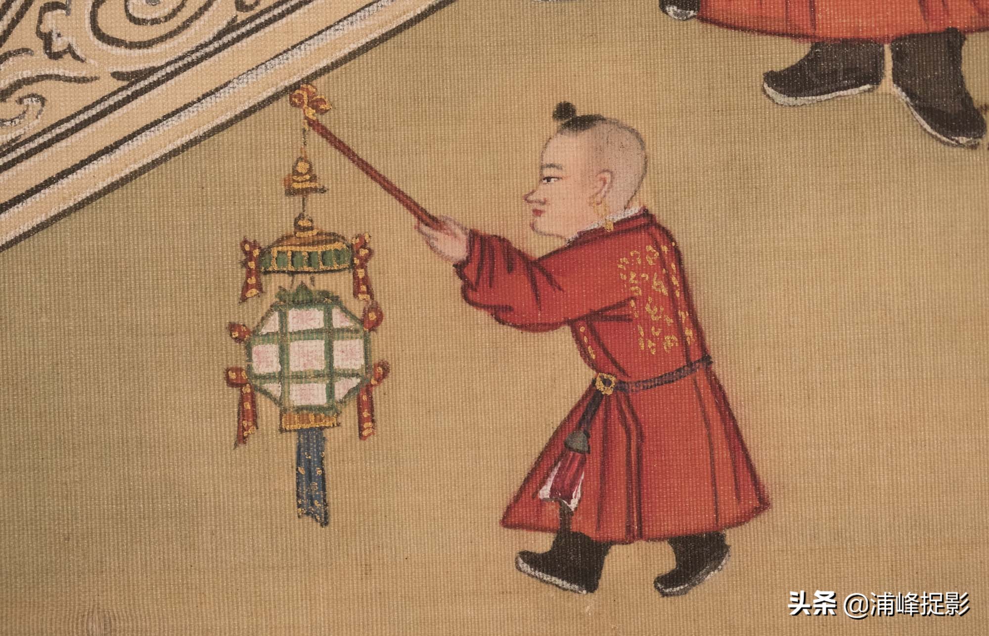 明朝皇帝出土古画,一幅明朝皇帝的古画