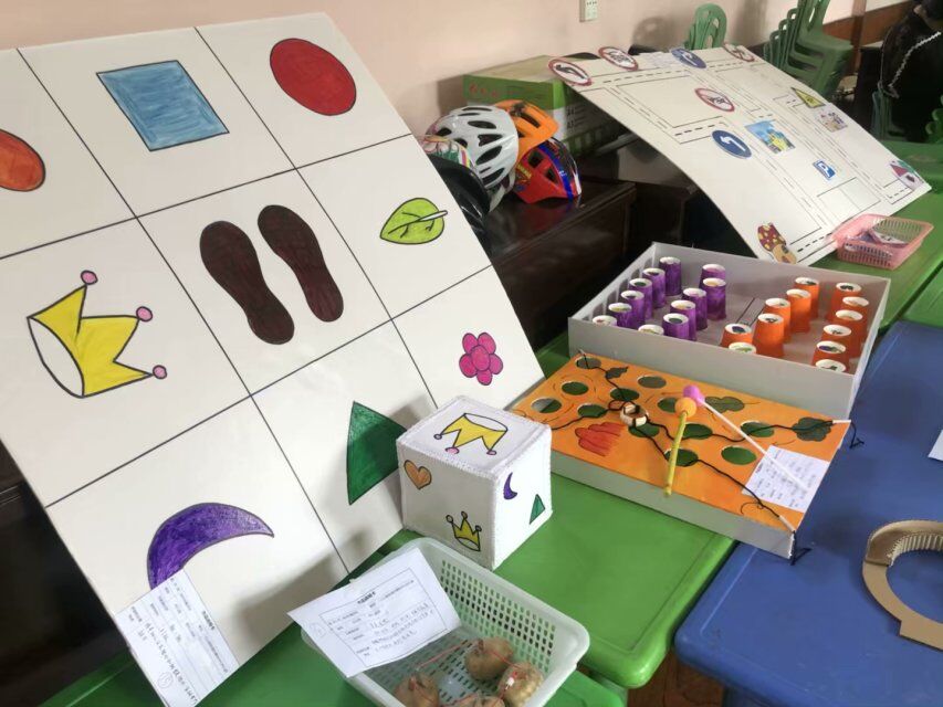 惠济区实验幼儿园户外活动,泰山区幼儿园玩教具评比