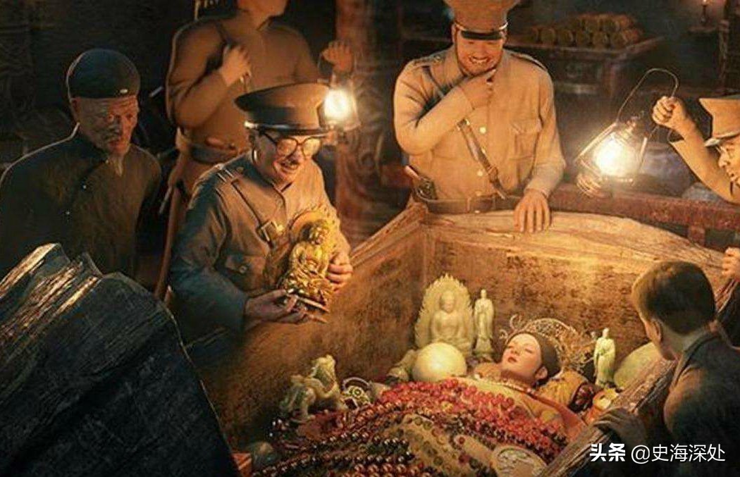孙殿英盗墓跟慈禧过世相差多久,孙殿英盗墓时慈禧的尸体