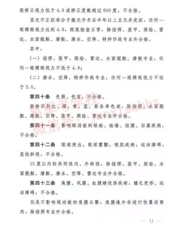 军考体检内容及项目的标准,2020军考体检时间