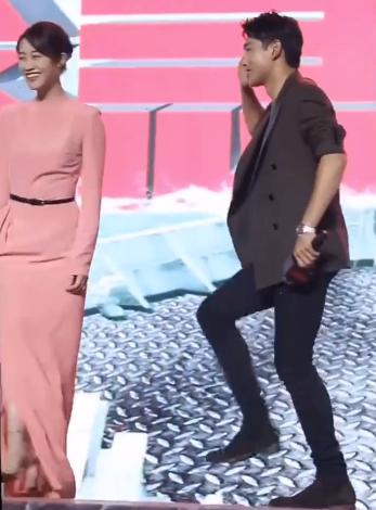 蓝盈莹走红毯视频,蓝盈莹彭于晏王彦霖