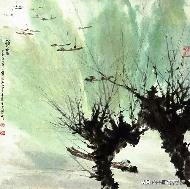 傅抱石大师作品图片,中国画坛巨擘