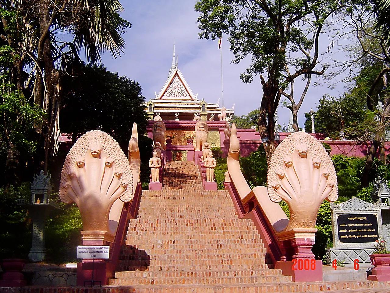 柬埔寨金边城中心,城市之美柬埔寨首都金边