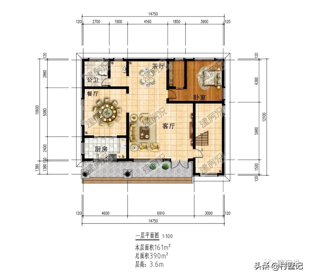 最适合农村三层平顶别墅,10套适合农村自建小别墅