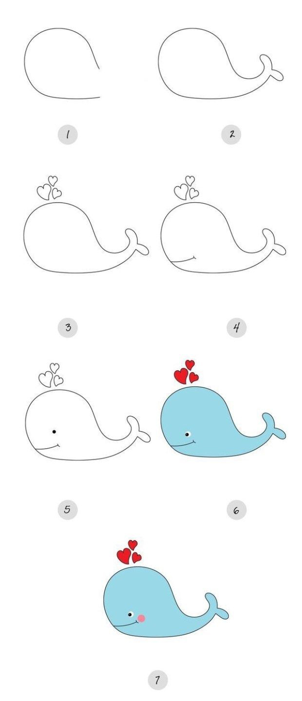 可爱的动物怎么画卡通简单又漂亮,画简单可爱的卡通动物教程