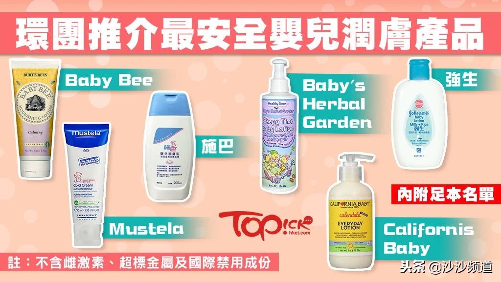婴儿用什么牌子润肤露,宝宝最常用的5种润肤露名称