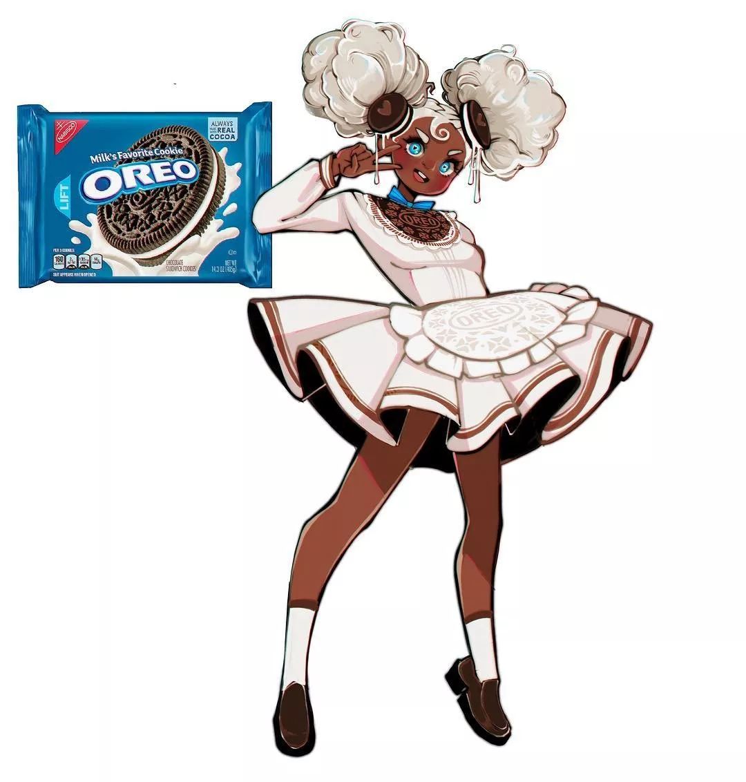 在的艺术写法,100幅治愈系小插画马克笔美食