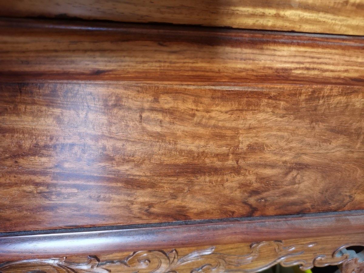 海南黄花梨水波纹怎么鉴别,海南黄花梨水波纹图片欣赏