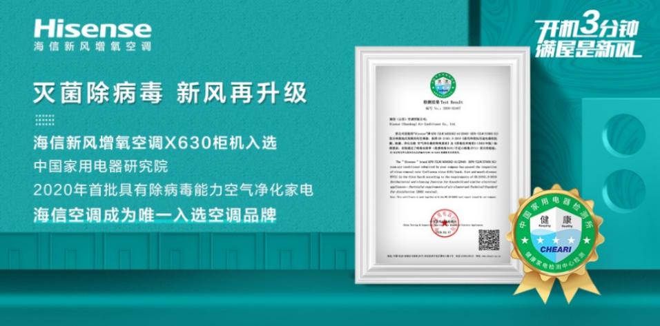海信新风空调市场占比,海信空调新风争冠军