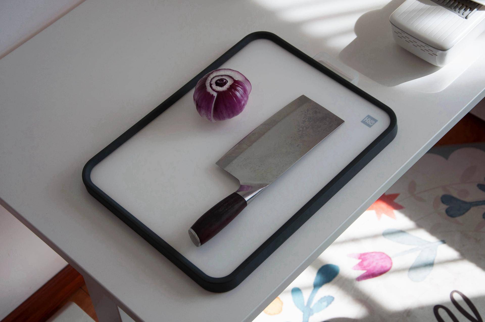 多功能切菜器厨房必备好物推荐,多功能不锈钢双面切菜板