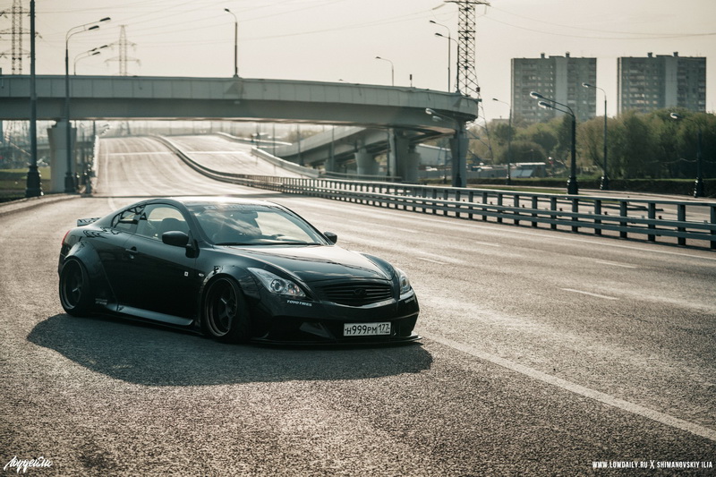 英菲尼迪g37外观改装2010款,英菲尼迪g37改装lb包围效果