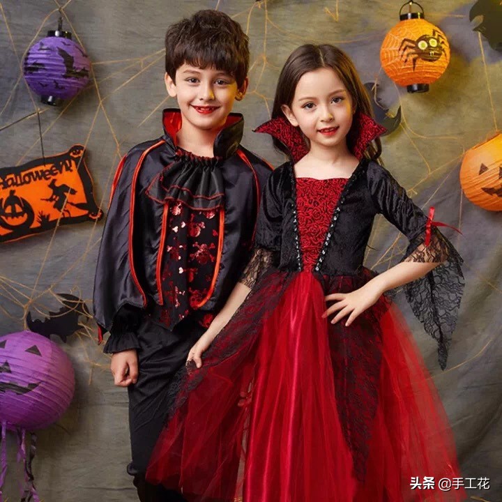 儿童万圣节服装制作diy,万圣节服装怎么做小孩儿能穿的