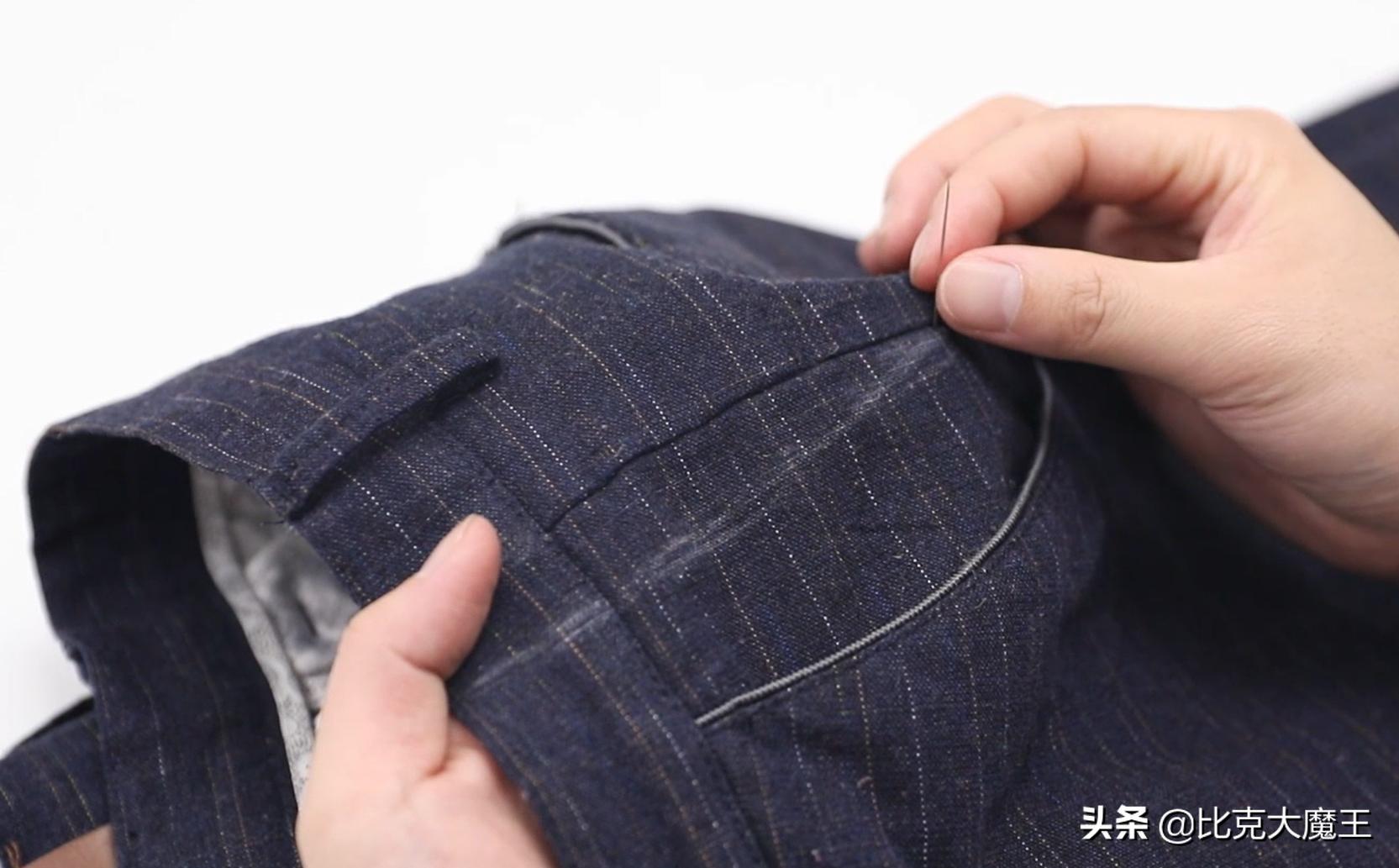 裤子裤腰大了不要扔！不用剪不用拆，教你轻松收裤腰，方法太棒了