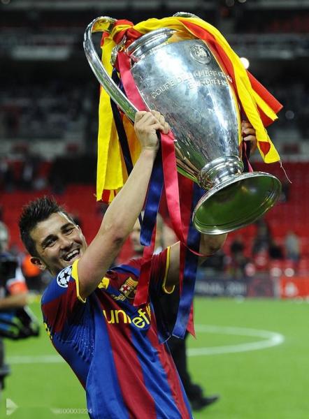 巴萨第一射手比利亚,比利亚在巴萨进了多少球