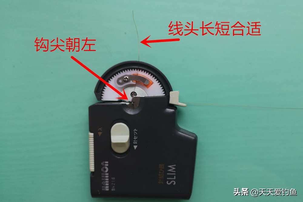 绑鱼钩夹子夹细线打滑怎么弄,细线小钩绑鱼钩的方法