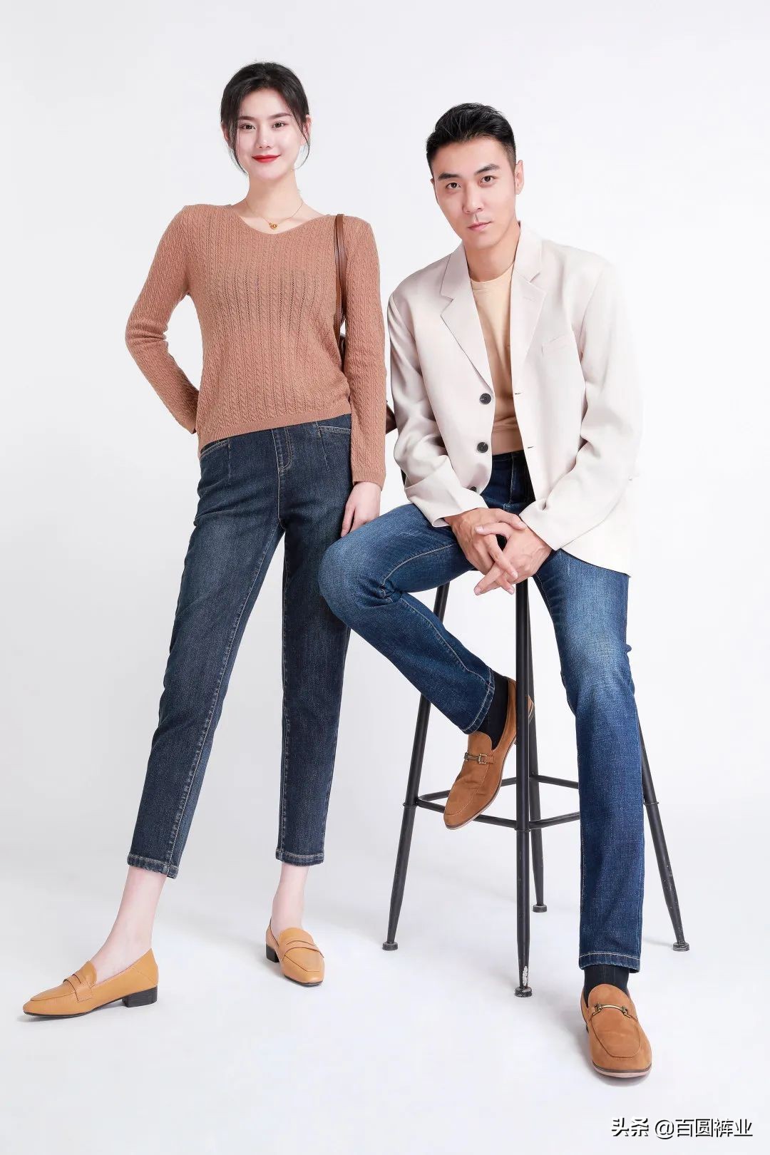 百圆裤业冬季裤子图片,百圆裤业格子裤冬款