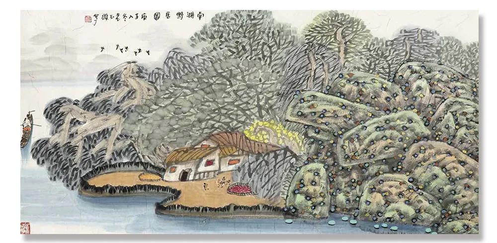 谢定超现代山水画艺术,谢定超山水画欣赏