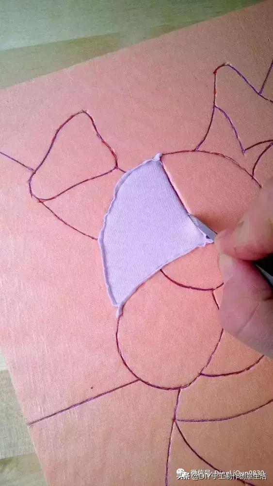 布艺diy拼布图案贴画,布画diy手工制作大全