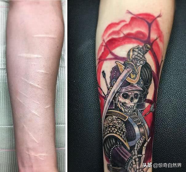 能遮盖疤痕的纹身,遮疤痕的纹身设计