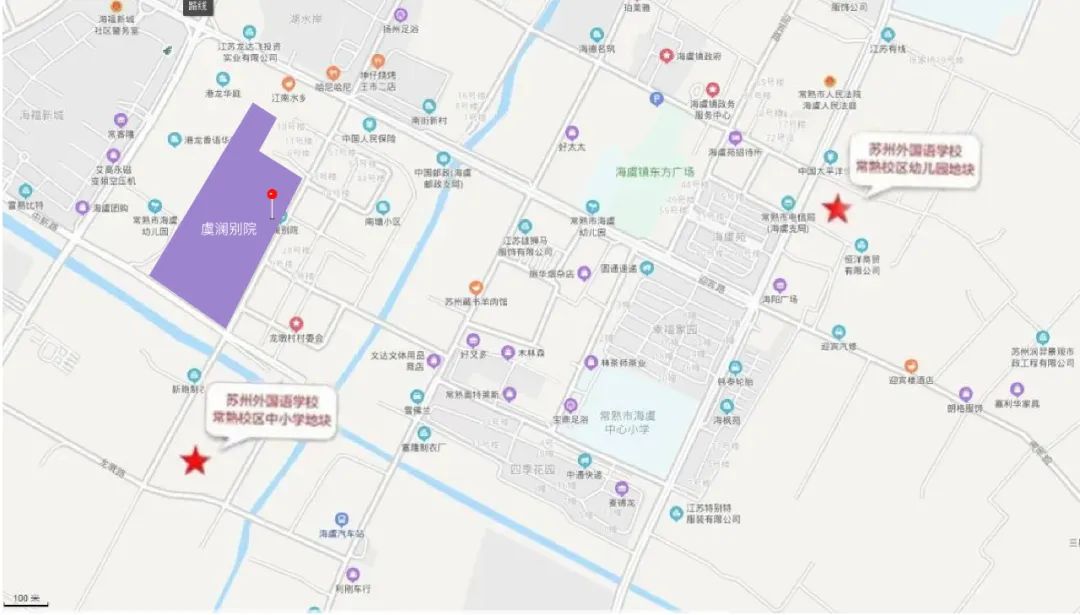 苏州国际学校常熟分校规划图,苏州外国语学校常熟校区