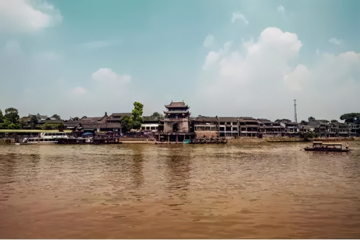 漫步天府之国黄龙溪古镇,成都黄龙溪鹿溪河