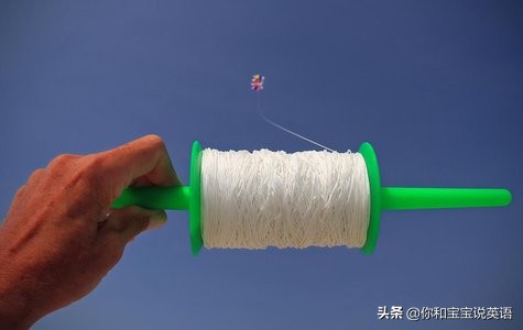 初学放风筝怎样放线和收线,放风筝亲子素材