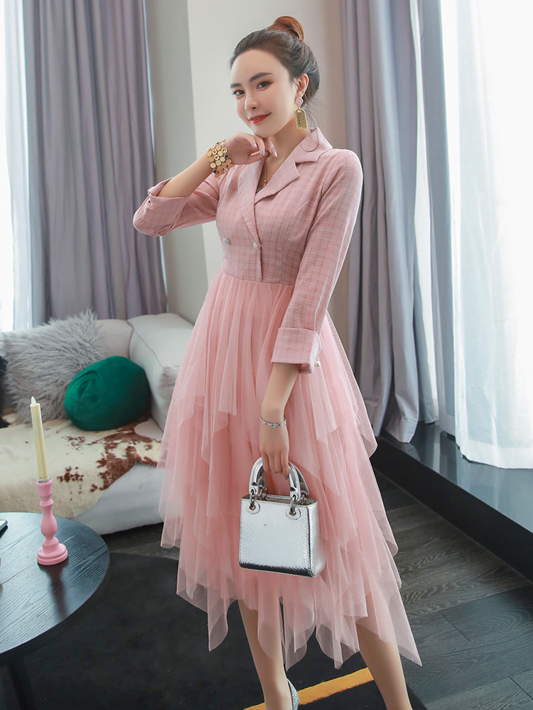 高冷系气质冷淡风连衣裙,中式高冷御姐风连衣裙