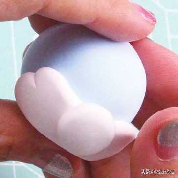 轻黏土可爱又简单的捏法,做一个简单可爱的小萌物用粘土捏