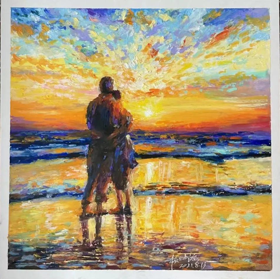 画吧画友作品欣赏,幸福原创画作品