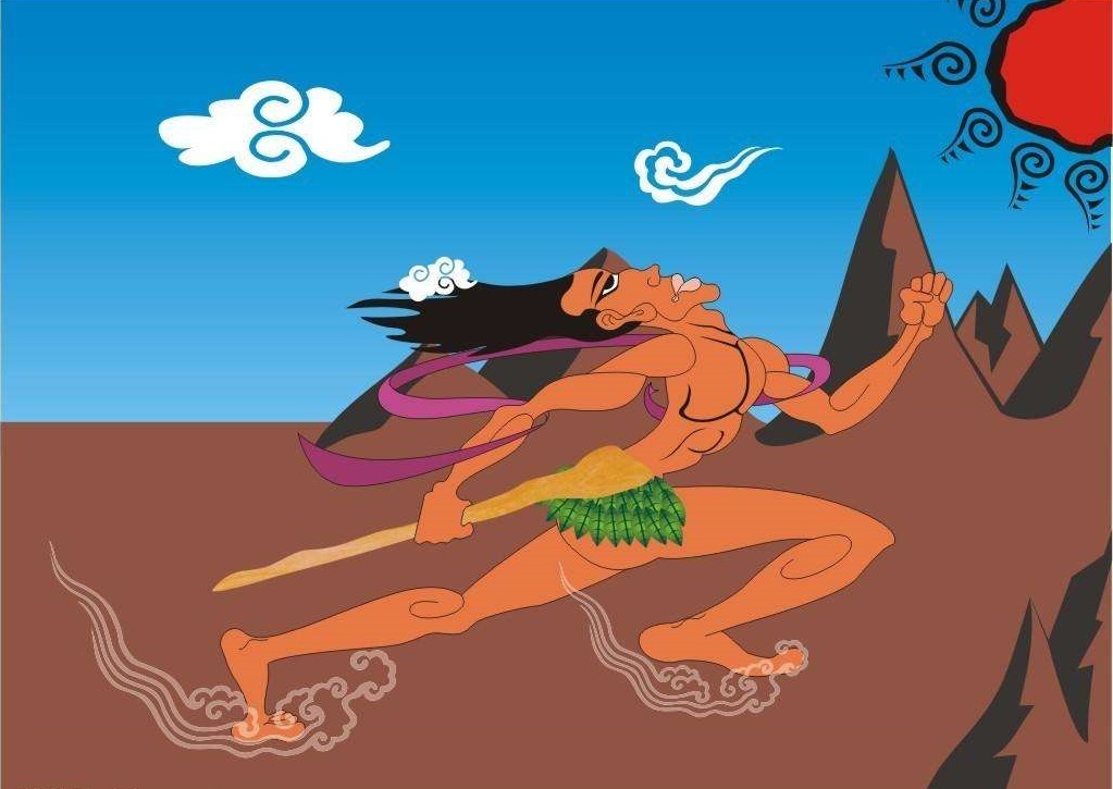 夸父逐日追虞渊,夸父逐日窥虞渊的意思