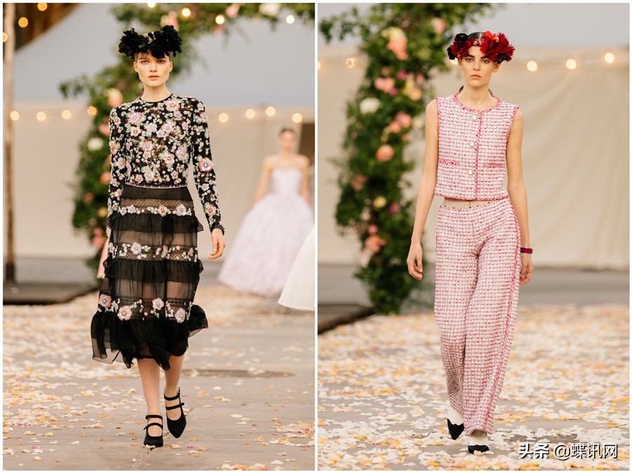 香奈儿高定新娘造型,香奈儿2019春夏高定婚纱