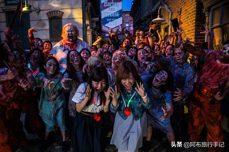日本涩谷万圣节旅游攻略,日本东京高楼看涩谷万圣节盛况