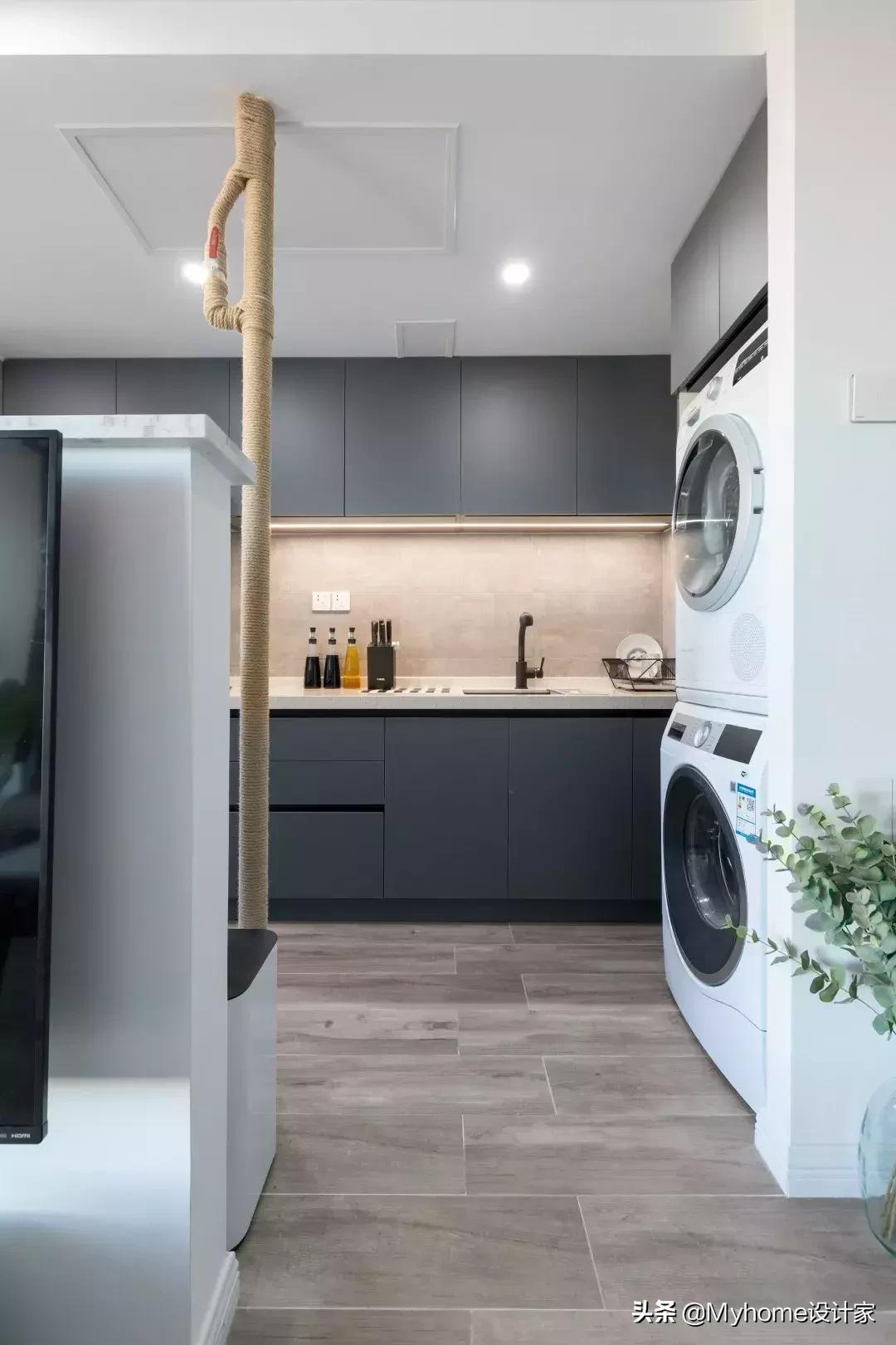 善用畸零地，北京68㎡扩容两房，猫柱让主子也疯狂！