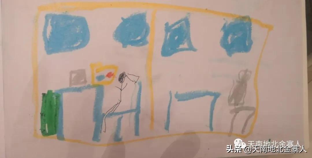 画火神山医院简笔画,送给医护人员的画儿童