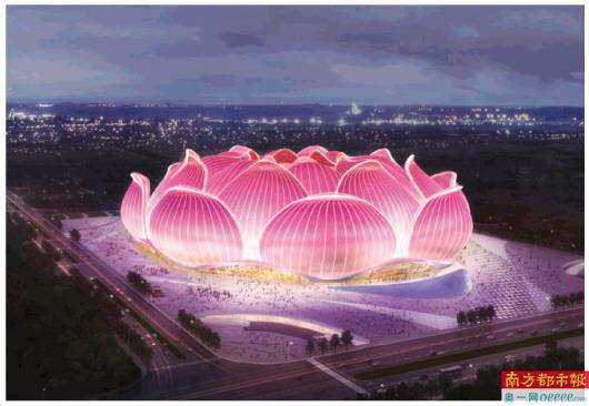 广州专业足球场最新消息,中国在建的10万人足球场
