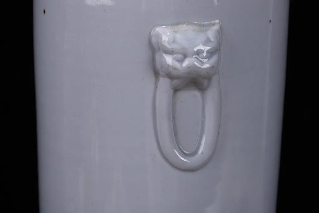 象腿瓶和筒瓶区别,象腿瓶单色釉