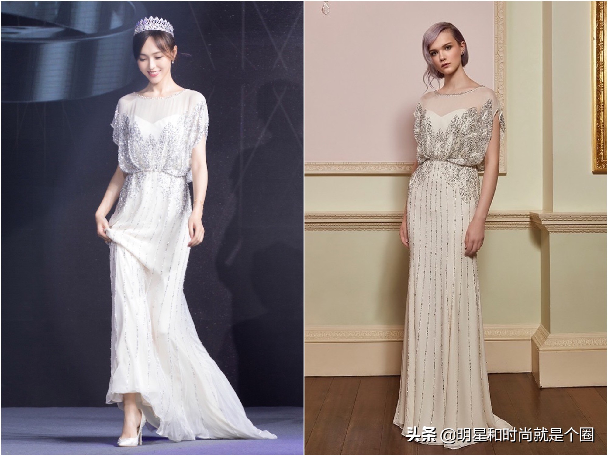 着红装的唐嫣美到冒泡,你穿起来真好看抖音