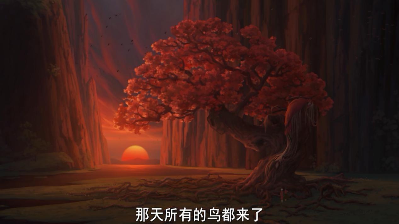 大鱼海棠动漫治愈系片段,一部感人催泪的动漫电影大鱼海棠