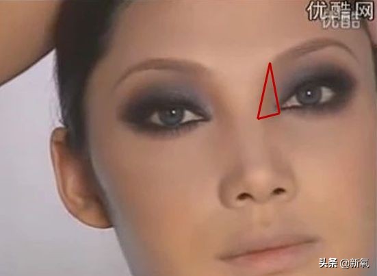 简单快捷适合各种脸型的毛眉画法,毛戈平标准眉形理论