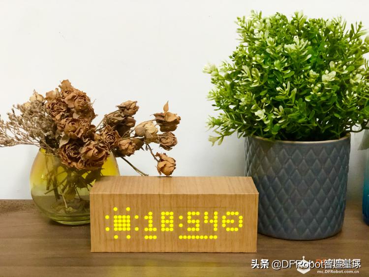 esp8266点阵时钟制作,esp8266全彩led时钟