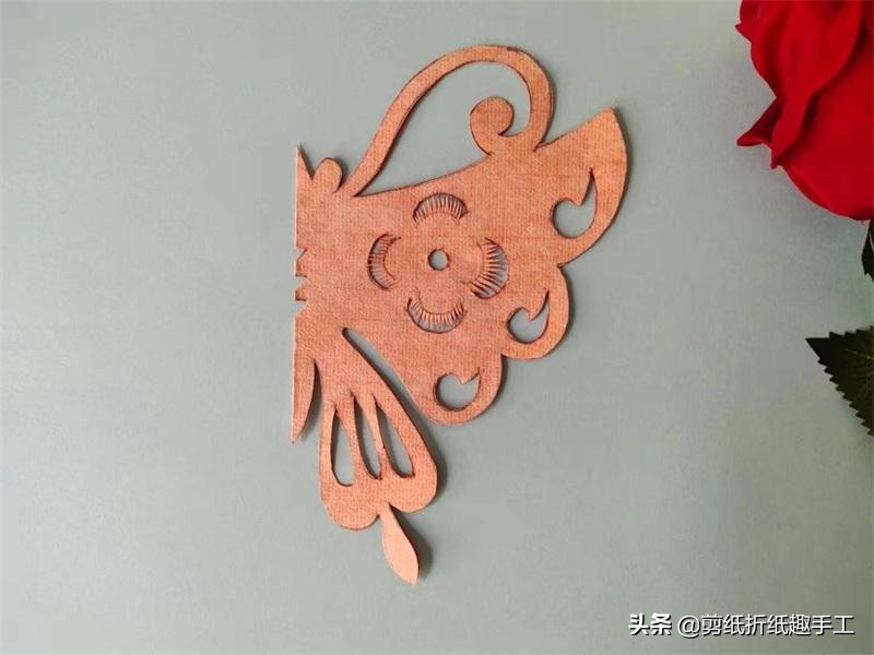 幼儿园手工剪纸蝴蝶图案大全,好看的蝴蝶轴对称图形剪纸