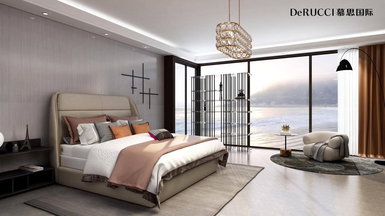 高档轻奢床慕思,慕思家具国际品牌床