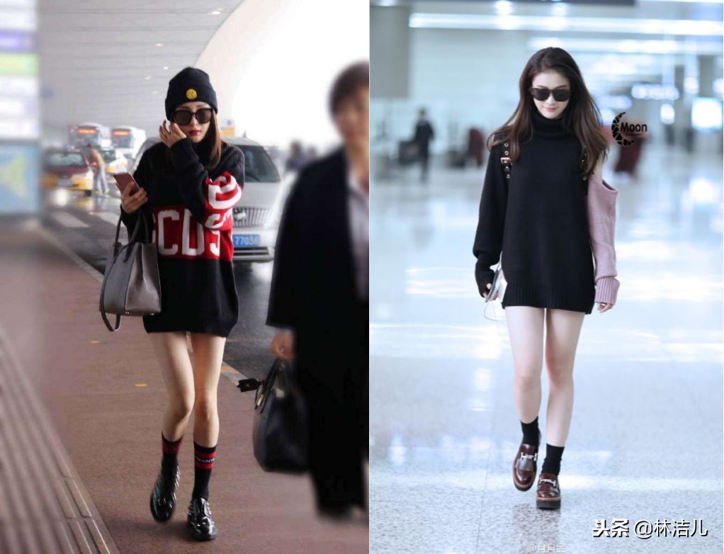 戚薇唐嫣杨幂宋茜,戚薇刘雯唐嫣穿皮草