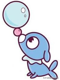 小宝宝的肚子上有一个大泡泡,宝宝脑袋上面痱子一样的小泡泡