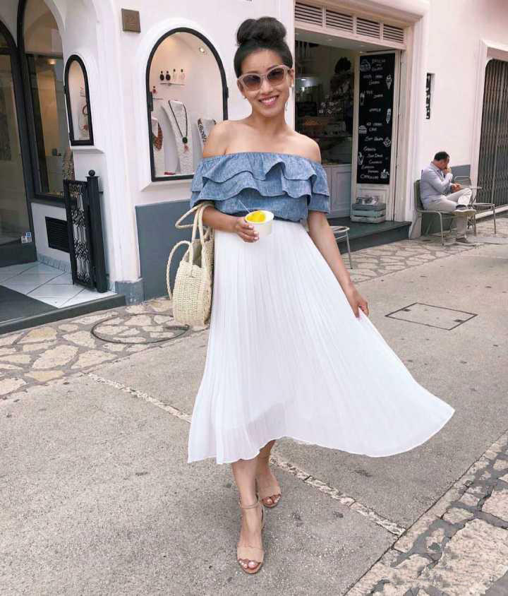 减龄清新孕期穿搭,孕期穿搭合集夏季